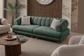Canapea 3 locuri, Atelier del Sofa, 752EST1158, Lemn de carpen/PAL melaminat, Verde