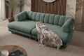 Canapea 3 locuri, Atelier del Sofa, 752EST1158, Lemn de carpen/PAL melaminat, Verde