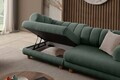 Canapea 3 locuri, Atelier del Sofa, 752EST1158, Lemn de carpen/PAL melaminat, Verde