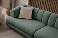Canapea 3 locuri, Atelier del Sofa, 752EST1158, Lemn de carpen/PAL melaminat, Verde