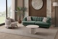 Canapea 3 locuri, Atelier del Sofa, 752EST1158, Lemn de carpen/PAL melaminat, Verde