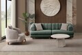 Canapea 3 locuri, Atelier del Sofa, 752EST1158, Lemn de carpen/PAL melaminat, Verde