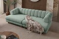 Canapea 3 locuri, Atelier del Sofa, 752EST1160, Lemn de carpen/PAL melaminat, Verde