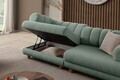 Canapea 3 locuri, Atelier del Sofa, 752EST1160, Lemn de carpen/PAL melaminat, Verde