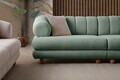 Canapea 3 locuri, Atelier del Sofa, 752EST1160, Lemn de carpen/PAL melaminat, Verde