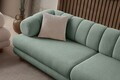 Canapea 3 locuri, Atelier del Sofa, 752EST1160, Lemn de carpen/PAL melaminat, Verde
