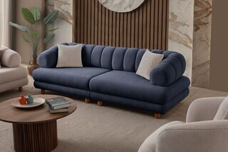 240x80x95 cm, Albastru navy