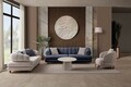 Canapea 3 locuri, Atelier del Sofa, 752EST1161, Lemn de carpen/PAL melaminat, Albastru navy