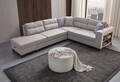 Coltar, Atelier del Sofa, 752EST1388, Lemn de carpen/PAL melaminat, Crem
