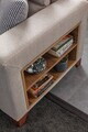 Coltar, Atelier del Sofa, 752EST1388, Lemn de carpen/PAL melaminat, Crem