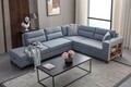 Coltar, Atelier del Sofa, 752EST1389, Lemn de carpen/PAL melaminat, Gri
