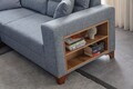 Coltar, Atelier del Sofa, 752EST1389, Lemn de carpen/PAL melaminat, Gri