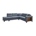 Coltar, Atelier del Sofa, 752EST1389, Lemn de carpen/PAL melaminat, Gri