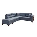 Coltar, Atelier del Sofa, 752EST1389, Lemn de carpen/PAL melaminat, Gri