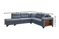 Coltar, Atelier del Sofa, 752EST1389, Lemn de carpen/PAL melaminat, Gri