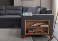 Coltar, Atelier del Sofa, 752EST1390, Lemn de carpen/PAL melaminat, Antracit