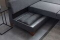 Coltar, Atelier del Sofa, 752EST1390, Lemn de carpen/PAL melaminat, Antracit