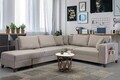 Coltar, Atelier del Sofa, 752EST1399, Lemn de carpen/PAL melaminat, Crem