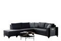 Coltar, Atelier del Sofa, 752EST1401, Lemn de carpen/PAL melaminat, Antracit