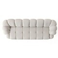 Canapea cu 4 locuri, Atelier del Sofa, 752EST2301, Lemn de carpen/PAL melaminat, Alb