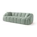 Canapea cu 4 locuri, Atelier del Sofa, 752EST2304, Lemn de carpen/PAL melaminat, Turcoaz