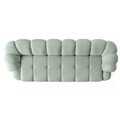 Canapea cu 4 locuri, Atelier del Sofa, 752EST2304, Lemn de carpen/PAL melaminat, Turcoaz