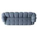 Canapea cu 4 locuri, Atelier del Sofa, 752EST2305, Lemn de carpen/PAL melaminat, Albastru navy