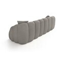 Canapea cu 4 locuri, Atelier del Sofa, 752EST2306, Lemn de carpen/PAL melaminat, Gri
