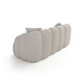 Canapea 2 locuri, Atelier del Sofa, 752EST2501, Lemn de carpen/PAL melaminat, Alb