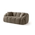 Canapea 2 locuri, Atelier del Sofa, 752EST2502, Lemn de carpen/PAL melaminat, Maro