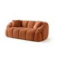 Canapea 2 locuri, Atelier del Sofa, 752EST2503, Lemn de carpen/PAL melaminat, Caramiziu