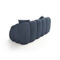 Canapea 2 locuri, Atelier del Sofa, 752EST2505, Lemn de carpen/PAL melaminat, Albastru navy