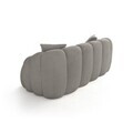 Canapea 2 locuri, Atelier del Sofa, 752EST2506, Lemn de carpen/PAL melaminat, Gri