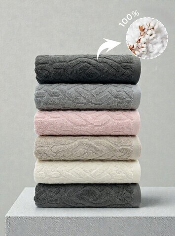 Set prosoape, L'essentiel Maison, Isba, Bumbac, Multicolor