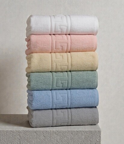 Set prosoape, L'essentiel Maison, Greek Minty, Bumbac, Multicolor