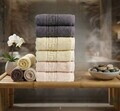 Set prosoape, L'essentiel Maison, Greek, Bumbac, Antracit