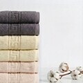 Set prosoape, L'essentiel Maison, Greek, Bumbac, Antracit