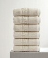 Set prosoape, L'essentiel Maison, Greek, Bumbac, Crem