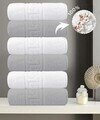 Set prosoape, L'essentiel Maison, Greek, Bumbac, Gri/Alb