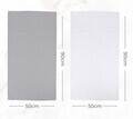 Set prosoape, L'essentiel Maison, Greek, Bumbac, Gri/Alb