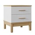 Noptiera, Hanah Home, Etto, 48x54.3x45 cm, PAL MELAMINAT, Lemn / Stejar alb