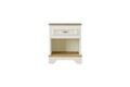 Noptiera, Hanah Home, Monte, 45x50.7x47 cm, PAL MELAMINAT, Crem / Stejar