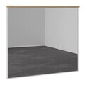 Oglindă decorativă din PAL, Hanah Home, Etto, 90x77.6x4.1 cm, PAL MELAMINAT, Lemn / Stejar alb