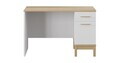 Birou, Hanah Home, Etto, 120x77.3x65 cm, PAL MELAMINAT, Lemn / Stejar alb