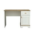 Birou, Hanah Home, Monte, 115x77.3x60 cm, PAL MELAMINAT, Crem / Stejar