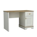 Birou, Hanah Home, Monte, 115x77.3x60 cm, PAL MELAMINAT, Crem / Stejar