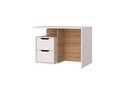 Birou, Hanah Home, New Options, 103.9x73.5x60 cm, PAL MELAMINAT, Crem / Stejar