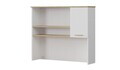 Raft pentru birou, Hanah Home, Etto, 120x102.2x30.5 cm, PAL MELAMINAT, Lemn / Stejar alb