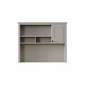 Raft pentru birou, Hanah Home, Sento, 120x102.2x26.1 cm, PAL MELAMINAT, Gri / Stejar
