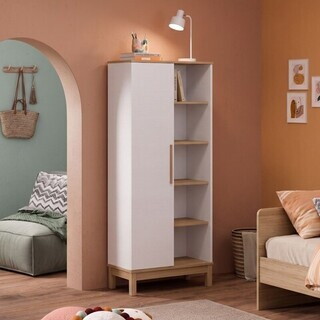 71x179.3x36 cm, Lemn;Stejar alb